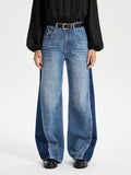 Valeria™ | JEANS DE PIERNAS ANCHAS Y TIRO ALTO
