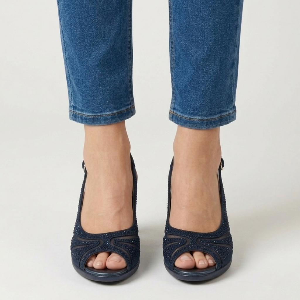 Nami - Sandalia cómoda de mujer con tacón