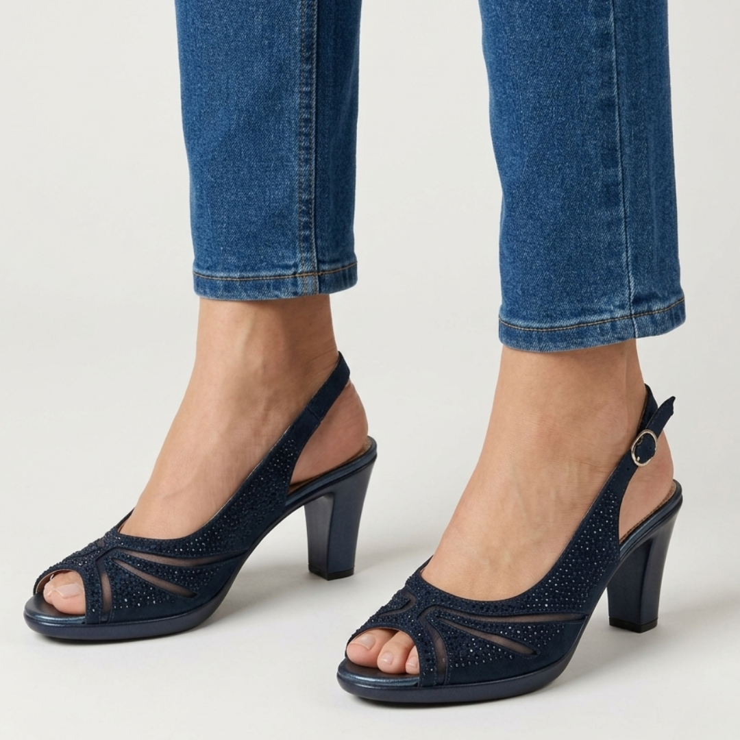 Nami - Sandalia cómoda de mujer con tacón