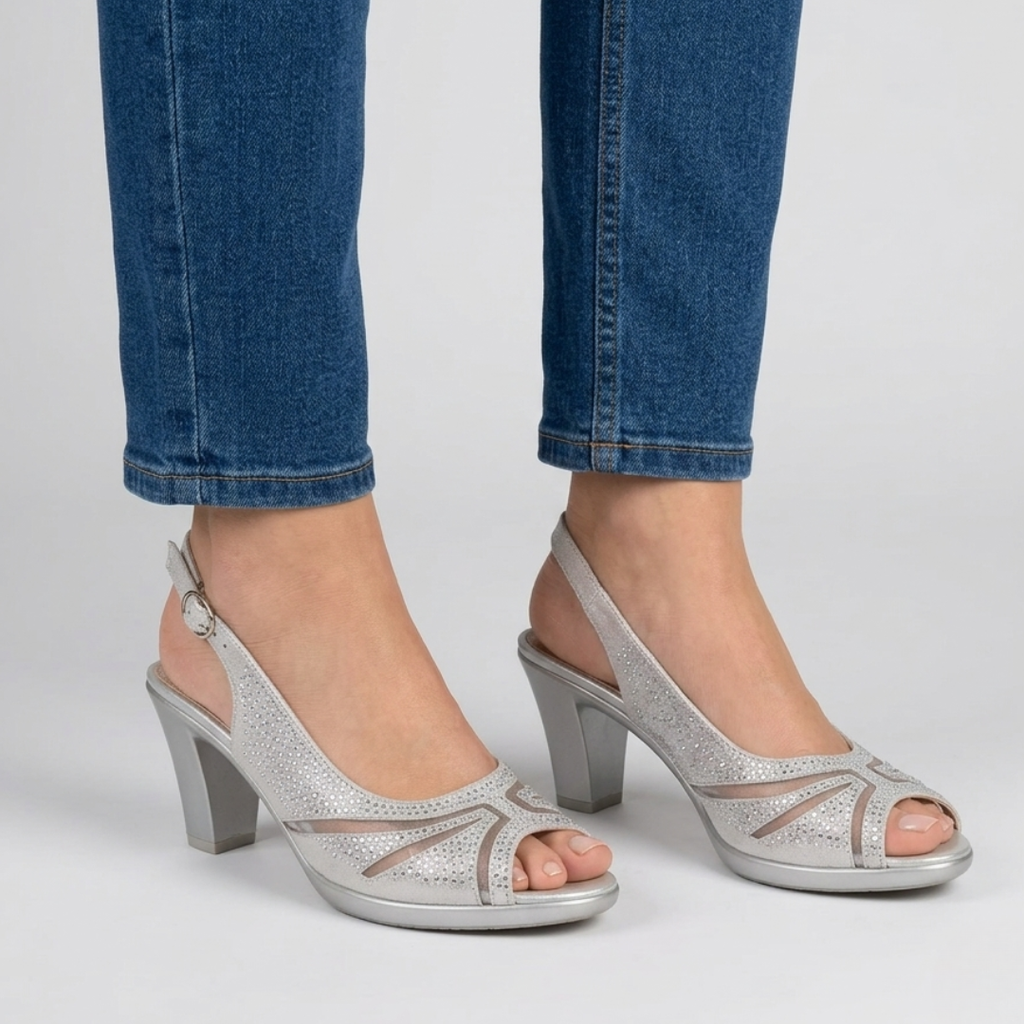 Nami - Sandalia cómoda de mujer con tacón