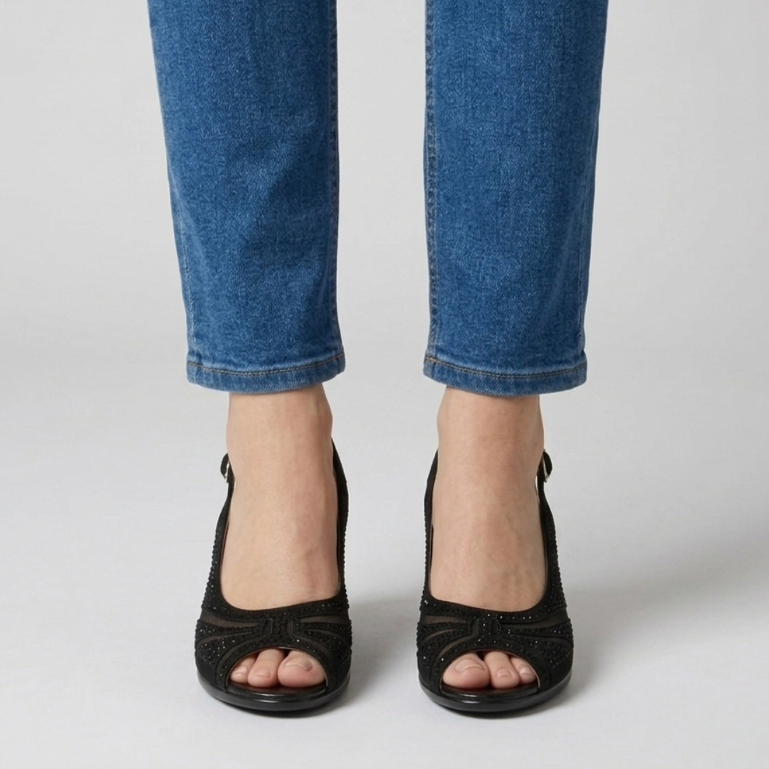 Nami - Sandalia cómoda de mujer con tacón