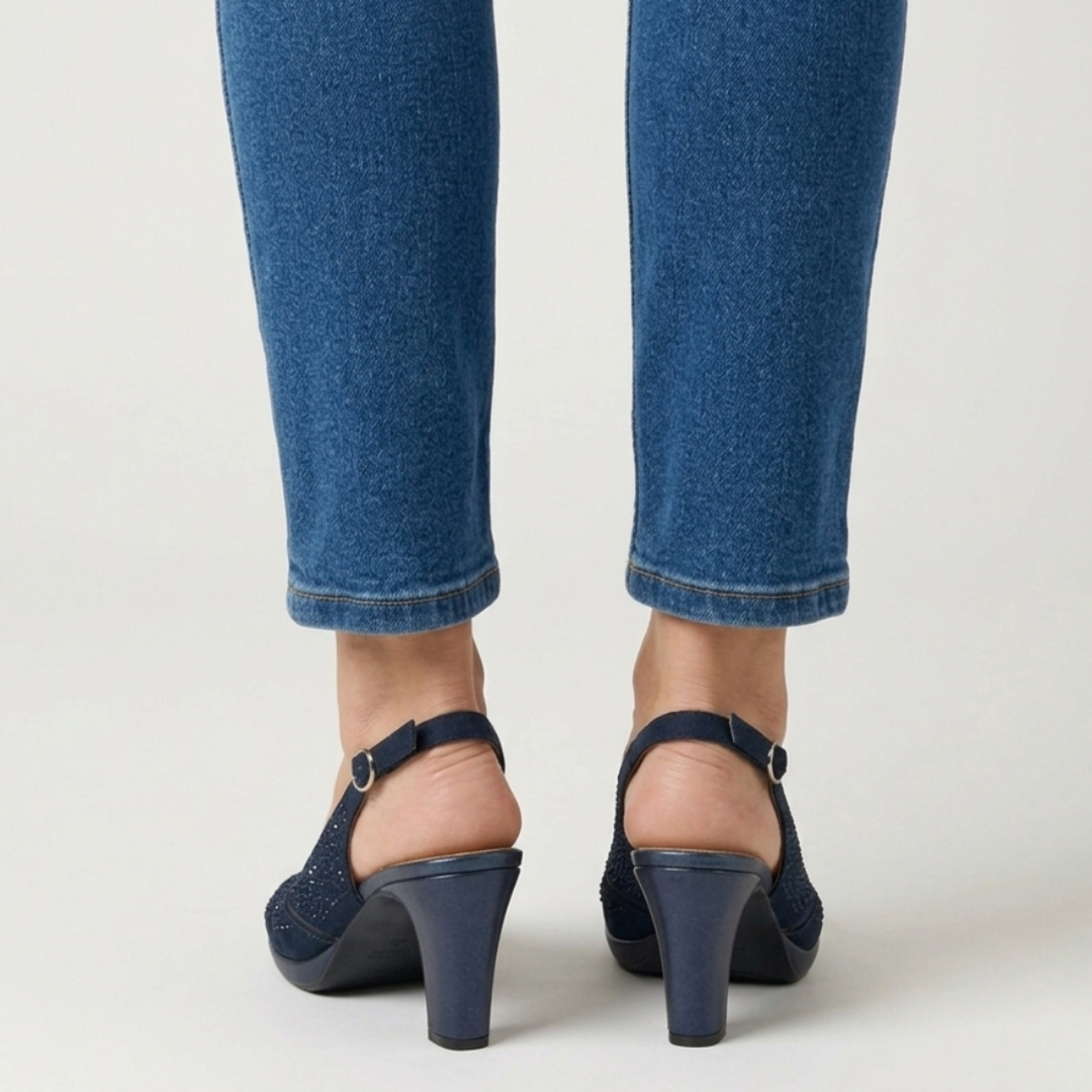 Nami - Sandalia cómoda de mujer con tacón