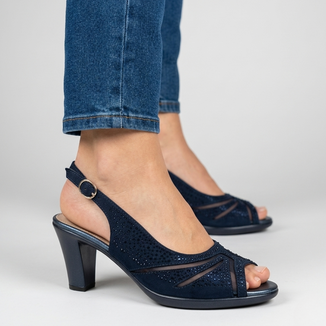 Nami - Sandalia cómoda de mujer con tacón