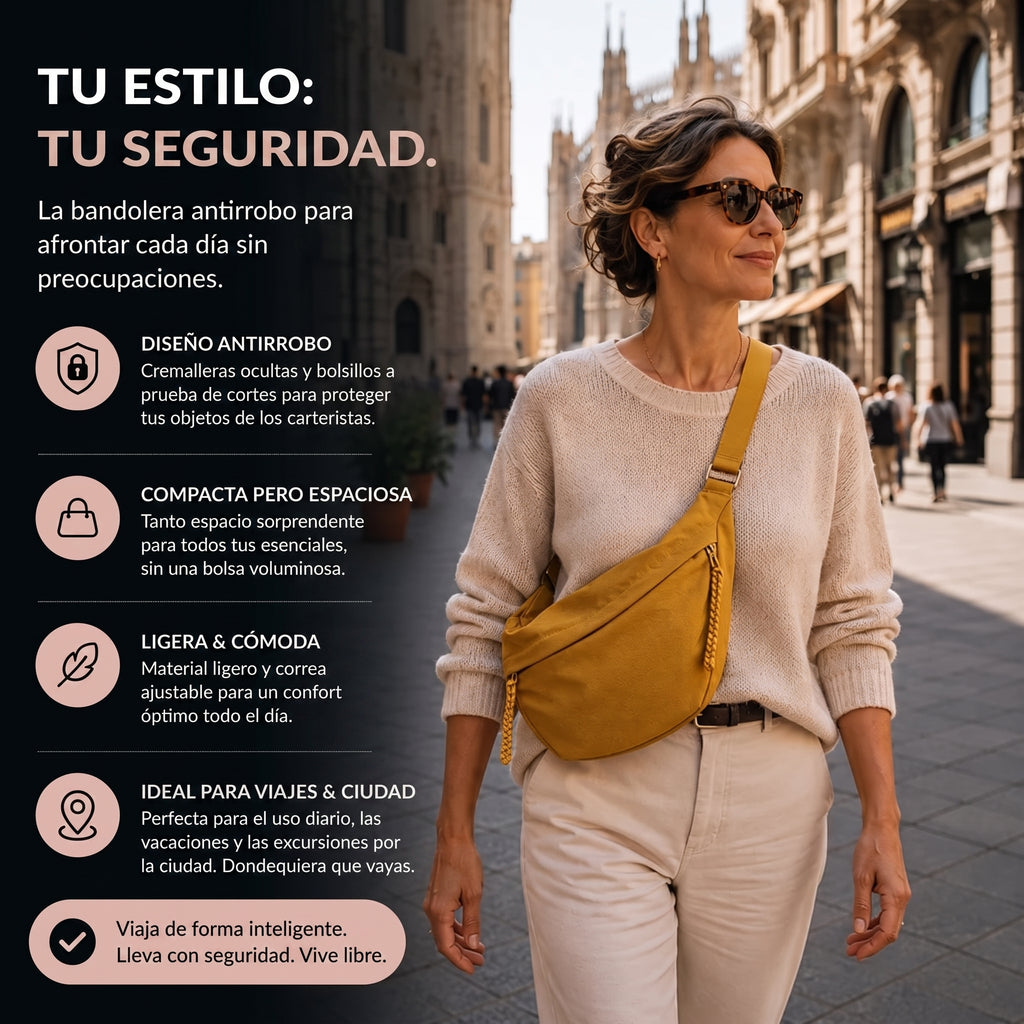 Luce | Bolso de Hombro Ocre